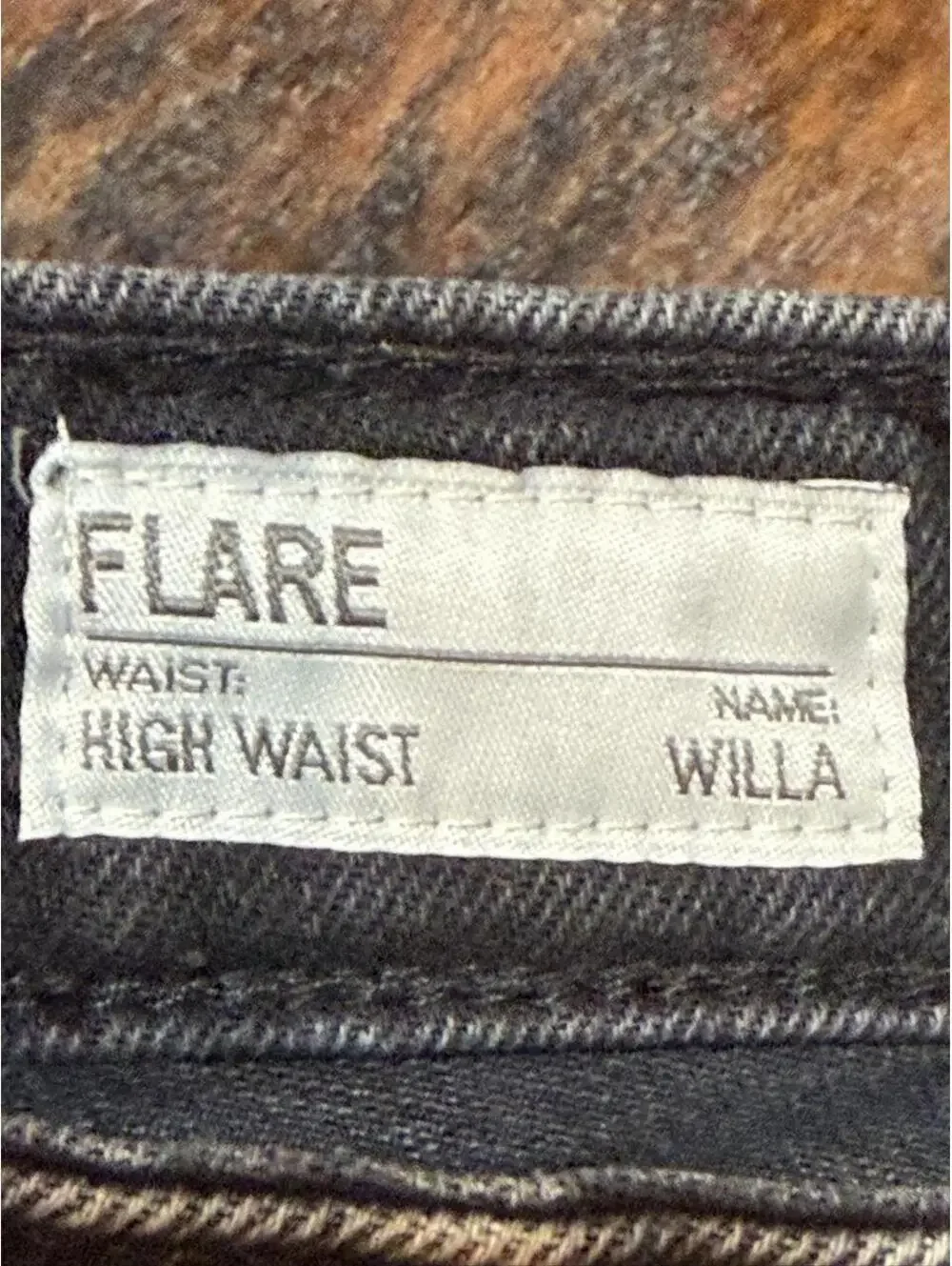 Pepe Jeans Women's Black Jeans Willa Flare high rise size 29x32
